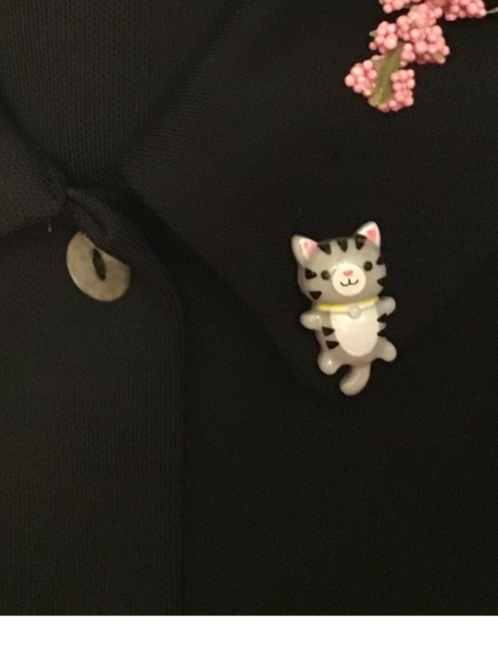 3/$9.00 Cat Lapel Pin